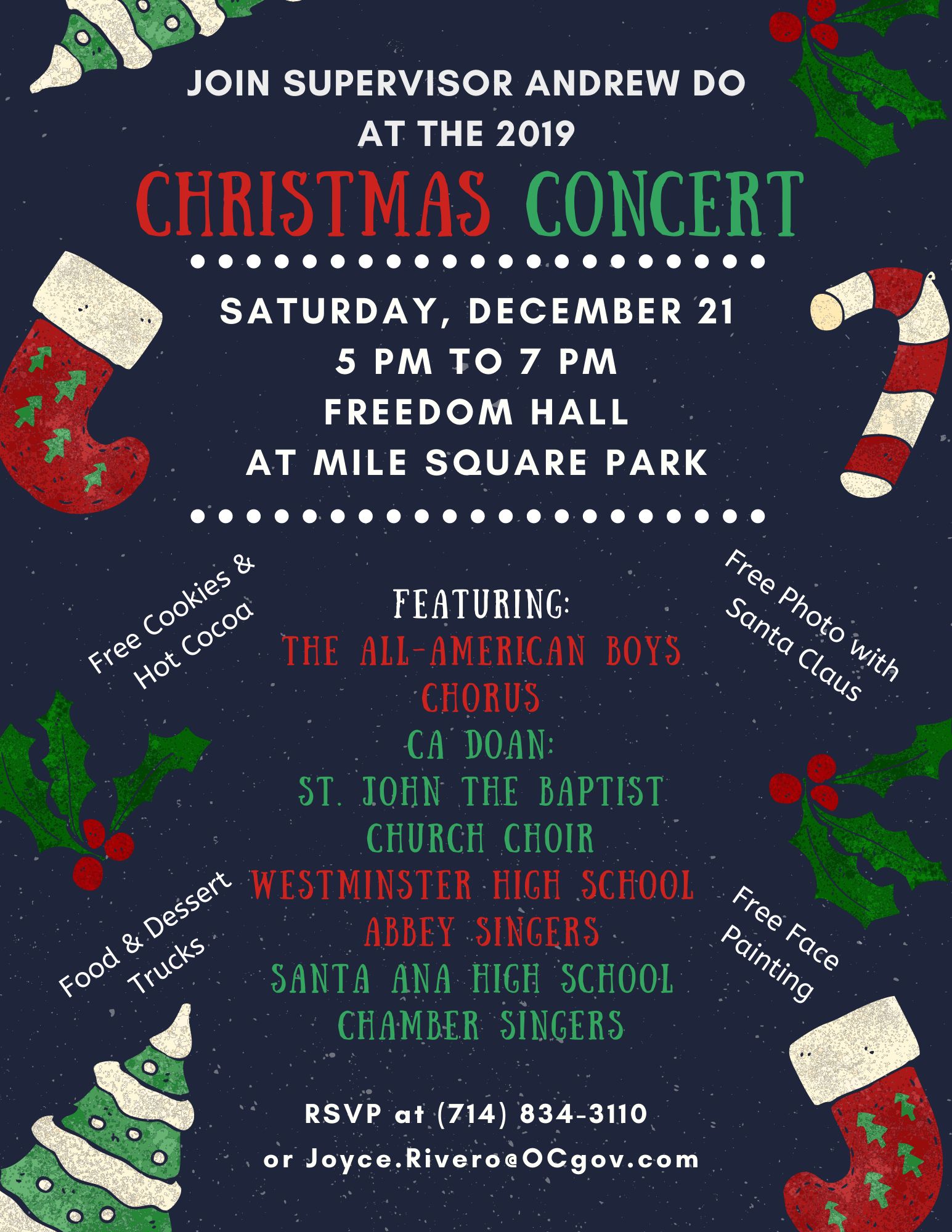 Come Celebrate Christmas at the Annual Free Concert Event First